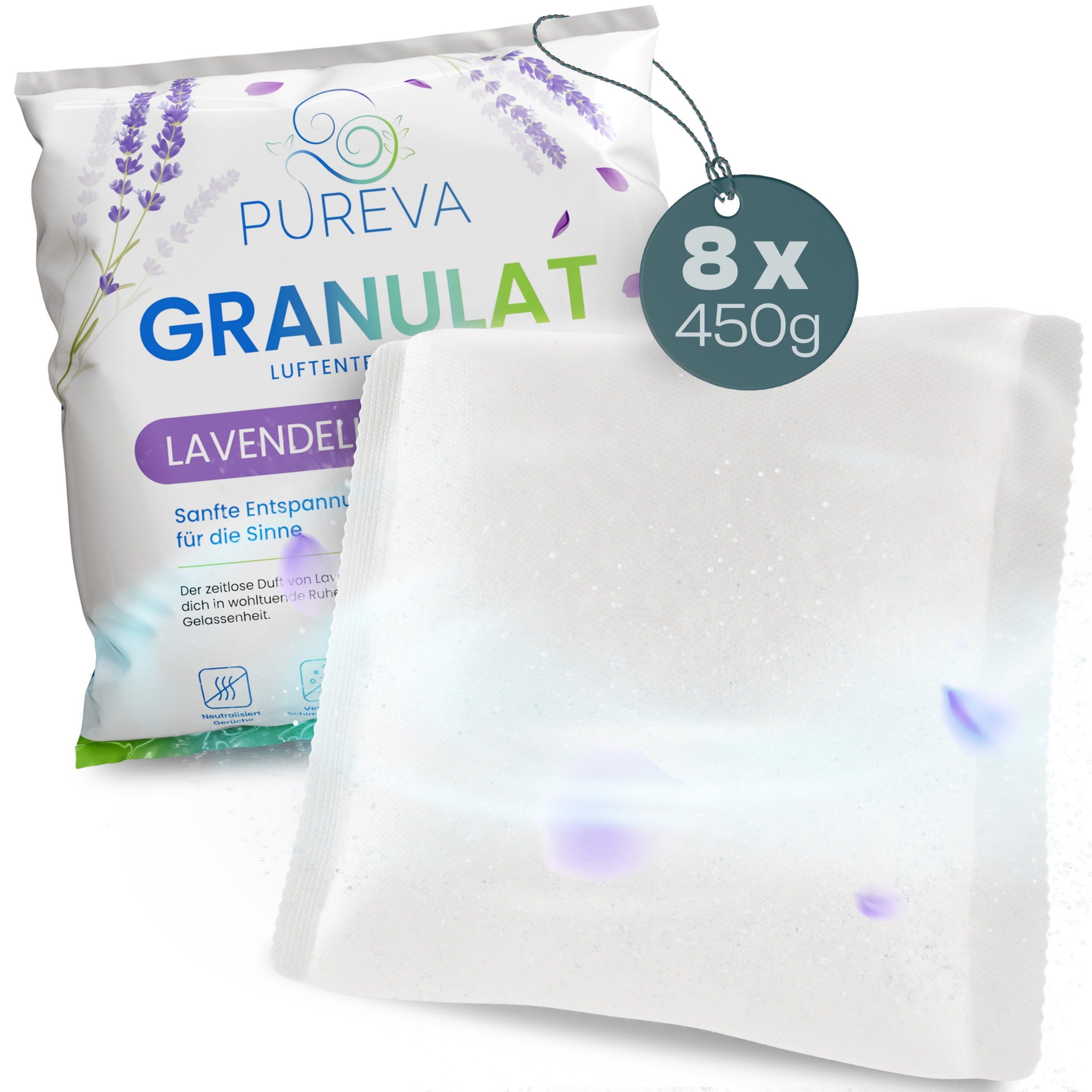 CrystalFlow Granulat Nachfüllset (Lavendelklang)