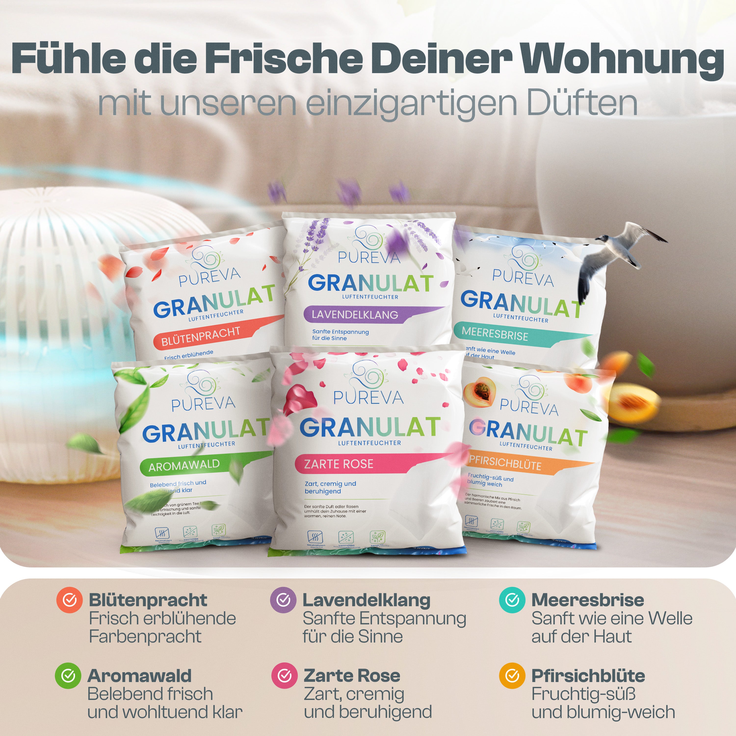 CrystalFlow Granulat Nachfüllset (Blütenpracht)