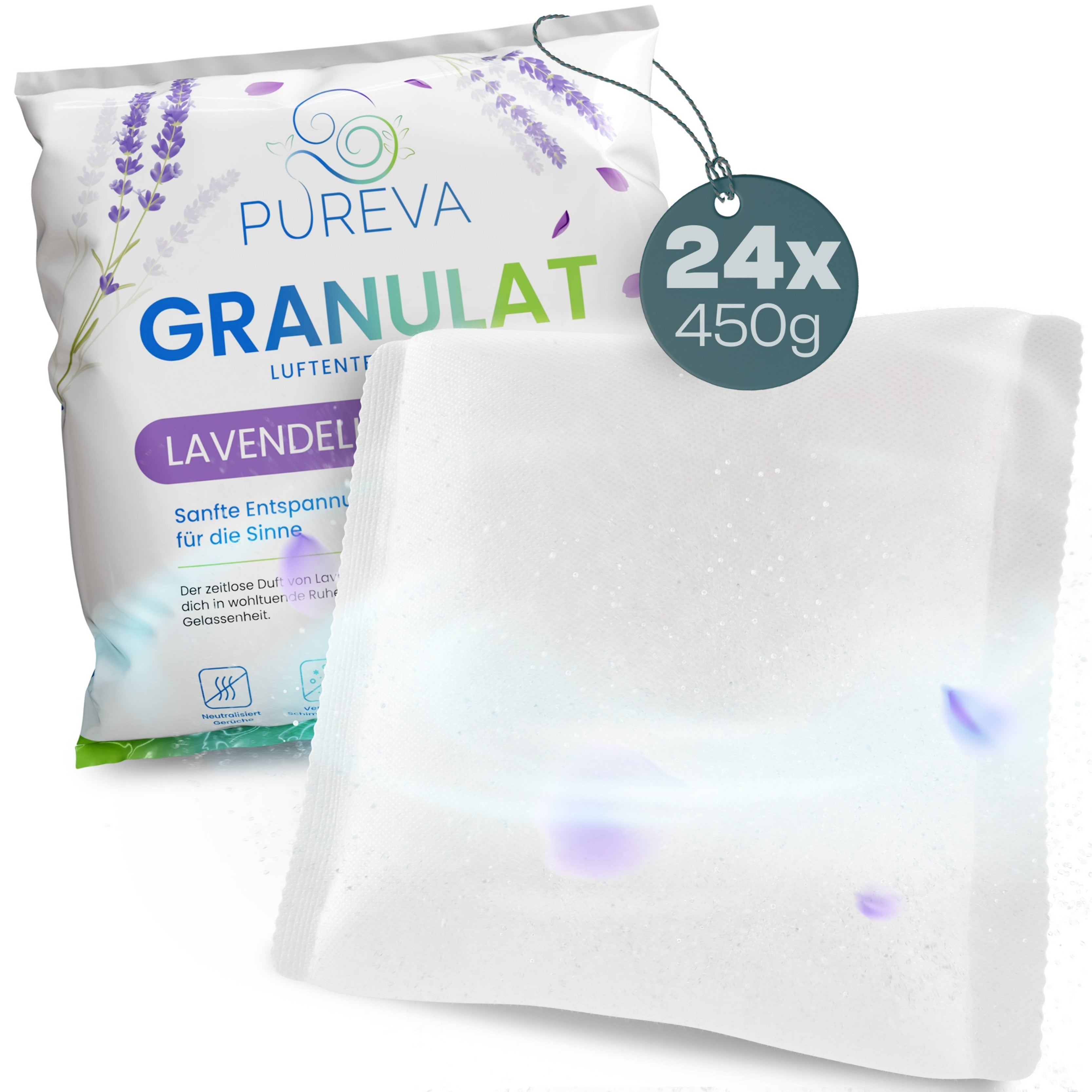 CrystalFlow Granulat Nachfüllset (Lavendelklang)