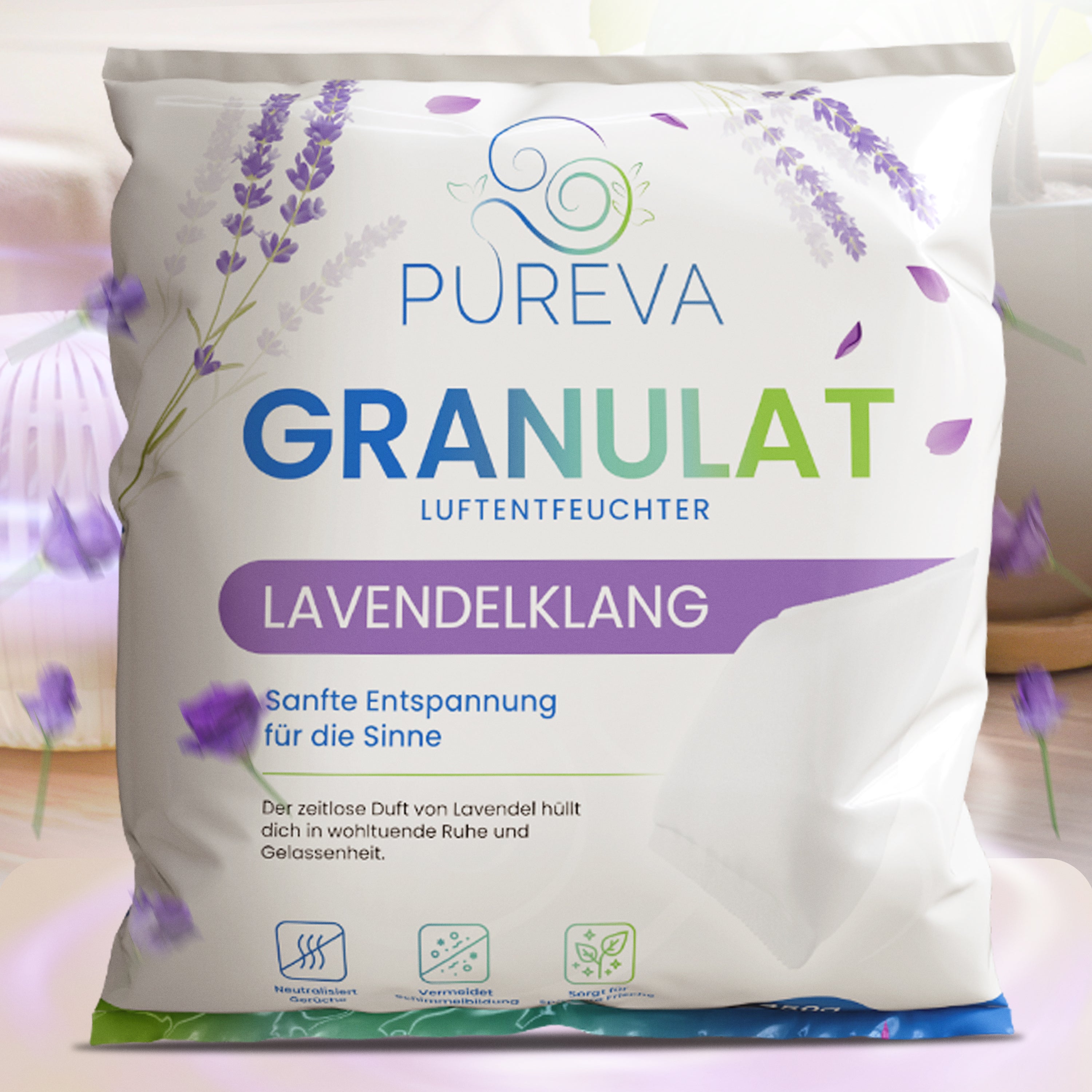 CrystalFlow Granulat Nachfüllset (Lavendelklang)