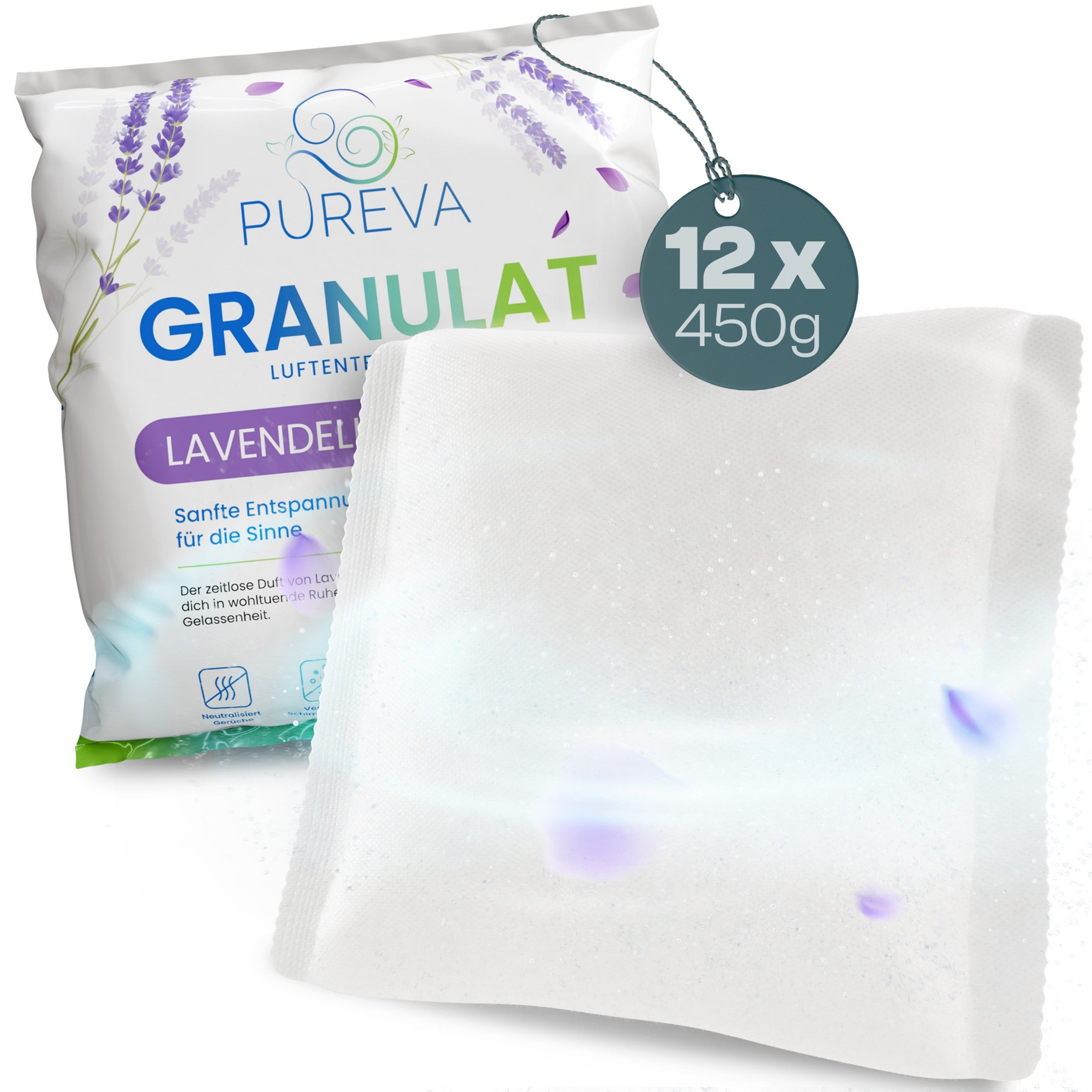 CrystalFlow Granulat Nachfüllset (Lavendelklang)